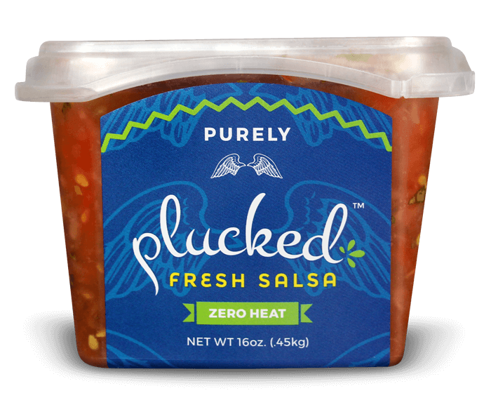 Purely Plucked Salsa Container